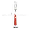 Juego de Cuchillo, Tenedor y Cuchara de Acero Inoxidable 304 Estilo Occidental para Cocina y Restaurante, con Mango de Madera, Cuchillo para Steak, Tenedor y Cuchara