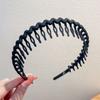 Diadema infantil con flequillo de verano para niñas, accesorio para el cabello con pinza dentada antideslizante, diadema de princesa, accesorios para el cabello
