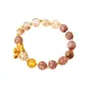 Pulseiras de vidro coloridas luminosas para melhores amigos e casais, pulseiras de vidro com cinzas de incenso brilhantes, joias, presentes, em estoque para atacado