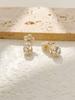 Pendientes colgantes de circonita con flores de primavera, modernos y combinables, ligeros, de lujo y estilo fresco, accesorios de alta gama para mujer.