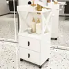 Nuevo Gabinete de Herramientas para Barbería Gabinete para Salón de Peluquería Carrito Móvil Gabinete de Almacenamiento de Herramientas de Madera Maciza Móvil Sin Instalación
