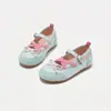 Zapatos Mary Jane poco profundos estilo lazo francés para niñas, nuevo modelo de verano 2026, adecuados para combinar con faldas, zapatos blancos estilo ballet