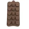 Stock Listo Molde de Silicona para Chocolate Charola para Hielo Molde para Gelatina Pudín Dulces