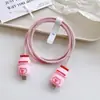 Cubierta Protectora para Cable de Datos para Cargador Apple de 20W, Dibujos Animados, a Prueba de Roturas para Cable de Carga de Teléfono Móvil