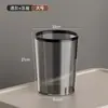 Cubo de basura grande de plástico de lujo con tapa para uso doméstico en baño, dormitorio, oficina o como papelera