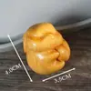 Peça de Mão Coelhinho do Coração de Tuias Taihang Ornamentos do Coelho do Zodíaco Podem Ser Usados como Decorações de Mesa Desenhos Animados Artesanato em Madeira Escultura