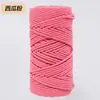 Cuerda de Algodón Trenzada de Colores, Cuerda de Tejido Hecha a Mano para DIY, Cuerda para Tapicería, Cuerda para Cordones, Cuerda de Algodón para Embalaje, Cuerda para Zongzi, Al por Mayor en Stock