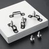 Conector Invisible Dos en Uno Oculto Gabinete Gabinete de Baño Cajón Armario Sujetador de Medio Tubo de Paso Completo Muebles para Uso Doméstico