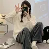 Pijamas Más Vendidos Transfronterizos para Mujer, Otoño e Invierno, Forro Polar Cálido y Dulce, Conjunto de Ropa para el Hogar de Coral Fleece que se Puede Usar Afuera