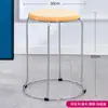 Bancos Redondos para el Hogar, Bancos Redondos de Acero Inoxidable Comerciales para Comedor, Bancos Redondos Altos Apilables, Bancos Cuadrados, Bancos de Hierro Reforzado, Juego de Bancos, Bancos Altos