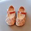 Zapatos de Frijol para Bebé de Mujer Zapatos de Cuero para Niña 1-2-3-4-5 Años Zapatos de Princesa Estilo Nuevo 2021 Estilo Occidental Suela Suave Otoño