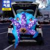 Decoración de maletero de coche modelo de aire de Halloween transfronteriza, pulpo luminoso LED, modelo de aire para coche, suministros para fiestas