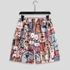 Shorts de Playa Holgados de Talla Grande Modernos Estilo Tailandés para Hombre, de Secado Rápido, Cinco Puntos, Casual, Talla Grande, Shorts para Vacaciones en la Isla de Sanya