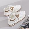 Tênis Estilo Academia Feminino 2025 Primavera Novo Versátil Moda Corrida Sapatos Brancos Casuais Coreanos Sapatos Torre