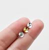 Pendientes de placa de cuentas de perla natural, pendientes de plata de ley S925, accesorios, joyería coreana, fabricantes de pendientes de perlas, suministro