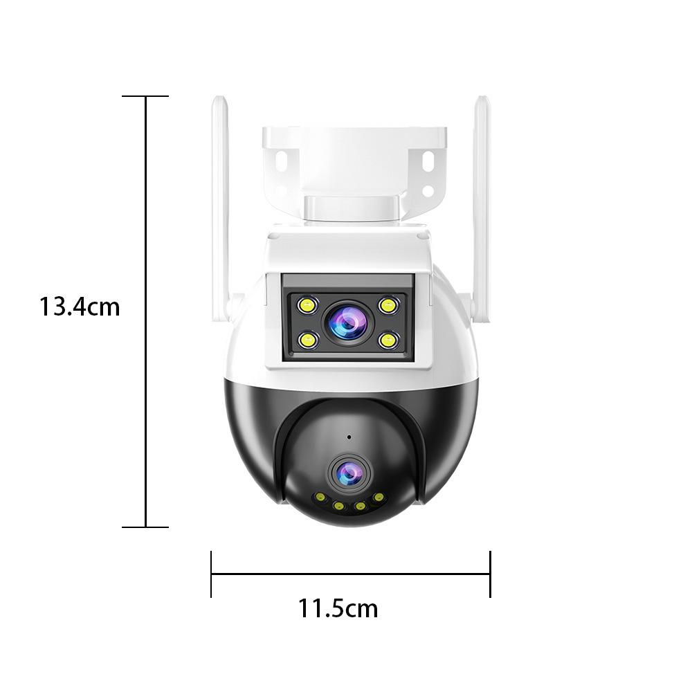 V380厂家直销私模4G双目枪球联动监控摄像头室外双摄防水户