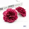Flores de Cravo Simuladas Tamanho Grande 8,5cm Guirlanda Adorno de Cabeça Presilha de Cabelo Faixa de Cabelo Material para Chapéu de Formatura Flores Decorativas Feitas à Mão