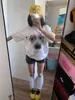 2026 Nova Camiseta de Algodão Puro com Estampa de Cachorro de Manga Curta para Homens e Mulheres, Verão Casal Estudante Solta e Versátil Simples