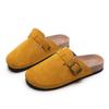 Tamancos Femininos para Casais, Chinelos de Cortiça, Sapatos Romanos de Exportação Transfronteiriça de Tamanho Grande, Calçados Casuais de Encaixar Meio Passo Preguiçosos, Modernos