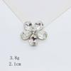 Kwai Sha novo diamante completo Não. 5 sapatos de furo de garrafa de perfume acessórios diy pérola coelho celular shell acessórios sapato flor atacado
