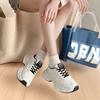 Zapatos Torre para Mujer Primavera y Otoño 2025 Nuevo Estilo Coreano Combinable Ins Moderno Suela Gruesa Combinable Cuero Zapatos Casuales