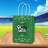 Bolsas de Regalo de Fútbol para el Mundial, Snacks y Bebidas para Ver los Partidos, Souvenirs, Bolsas de Tela Ecológicas, Se Pueden Empaquetar y Vender al por Mayor a Través de las Fronteras