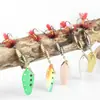 Ftk Cucharilla Giratoria Compuesta con Anzuelos Triples de Plumas para Lanzamiento a Larga Distancia, Adecuada para Lubina y Pez de Boca Ancha, Transfronterizo