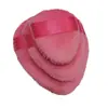 Esponja de Maquillaje de Felpa Larga Felpa Corta Esponja Densa para Polvo Maquillaje Esponja de Maquillaje Cosida a Mano Boca No Explosiva Reutilizable y Lavable