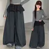 Pantalones de cuadros para niña de otoño 2026 nuevo estilo pantalones cargo para niños con solapa trasera, pantalones tipo linterna casuales de principios de otoño a la moda para niños mayores