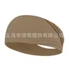 Diadema deportiva europea y americana banda para el sudor de yoga diadema para correr fitness hombres y mujeres diadema de algodón elástico pañuelo para la cabeza diadema de color liso accesorios para el cabello