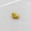 Galvanoplastia por Vacío Cerdo de la Fortuna 3D con Agujero Pasante Pulsera del Zodiaco Año de Nacimiento Accesorios para Pulseras DIY Venta al por Mayor