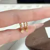 Pendientes de Plata de Ley S925 con Forma de Corazón y Diamantes Estilo Coreano, Pendientes Exquisitos Minimalistas Versátiles con Forma de Corazón Estilo Ins para Mujer