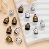 Tapa de Peso de Aleación de Zinc, Tapa de Borla Retro, Hebilla para Colgante de Corona DIY, Hebilla de Acabado para Cuerda de Cuero de Pulsera Antigua