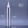 Garrafa Plástica com Bico Fino, Garrafa com Dispenser de Apertar, Frasco para Líquido de Limpeza de Ouvido para Animais de Estimação, Frasco Plástico Transparente Vazio para Óleo Essencial, Frasco Conta-gotas para Pigmento