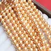 Nanyang Shijia Contas de Pérolas de Ostra Furo Reto Alto Brilho Pérolas de Concha Acessórios para Joias DIY Colar Pulseira Joias com Contas Atacado