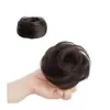 Peluca de Moño Bajo de Cabello Real Goma para el Pelo Moño Peluca de Estilo Antiguo Moño Accesorio para el Cabello para Aumentar el Volumen