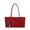 Bolso vintage de axila estilo coreano para mujer, nuevo 2026 otoño e invierno, bolso de hombro y bandolera de nicho de lujo ligero de alta gama para mujer