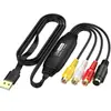 Placa de Captura USB Sem Driver Captura de Sinal Av Dados Rca Áudio e Vídeo Captura Câmera Dv Android Win11