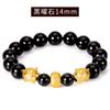 Pulseira de Corda Vermelha do Ano Zodiacal 2024 Feminina Ano do Porco Presente Porco Dourado Zodiaco Contas de Transporte Pulseira de Ágata Atacado Masculino Casal