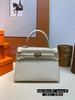 2021 Bolso de Piel de Vaca de Moda para Mujer Patrón de Cocodrilo Segunda Generación Palma Estampada Bolso Kelly Mini Pequeño para Mujer Bolso de Hombro Cruzado