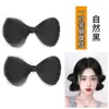 Moño de Cabello con Lazo, Pinza para Cabello de Doble Moño, Cabello Sintético, Estilo de Chica Energética, Moño de Cabello Perezoso, Pinza de Cocodrilo