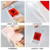 Bolsa Personalizada para Amostras de Laboratório Médico Bolsa para Mãe Bolsa de Transporte para Biossegurança Bolsa de Amostragem para Teste de Amostras de Três Camadas