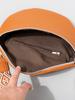 Bolso Pechero de Cuero PU Europeo y Americano Cruzado para Mujer Transfronterizo Gran Capacidad Plegado Bolso de Cintura Ocio Viaje Cremallera Mochila Pequeña