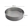 Tamiz de Harina de Acero Inoxidable de Malla 40, Tamiz Redondo Engrosado para Harina de Arroz, Diámetro 9Cm~34Cm, Tamiz de Acero Aimanwu para Hornear para Uso Doméstico