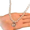 Collar Colgante de Gato Rosa Dulce con un Aire de Princesa Fugitiva, Aspecto de Alta Gama, Perfecto para Vestidos de Verano, Cadena para la Clavícula
