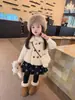 Chaleco grueso de felpa estilo coreano para niñas para otoño e invierno, chaleco chaqueta cálido y versátil de lana de cordero para niños