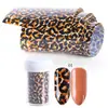 FullBeauty Arte de Unhas Fonte Transfronteiriça 4 Frascos Sexy Leopardo Estrela Papel de Unha Moda Decalque de Transferência