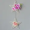 Colgante de pared de cinco estrellas colgante de pared simulado traje colgante de pared flor artificial de plástico cesta colgante decoración de pared interior pared interior decoración escolar Floricultura