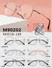Nuevos Armazones de Gafas Estilo Coreano para Estudiantes Mujeres, Hacen que la Cara Parezca Más Pequeña, Adecuados para Maquillaje Natural, Luz Azul Anti-Azul, Armazón Grande de Metal, Gafas Sencillas Sin Graduación