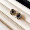 Aretes Colgantes con Zirconia de Aguja de Plata Forma de Gota Collar Cadena para Suéter Estilo Corte Francés Joyería Versátil de Lujo Ligero Niche